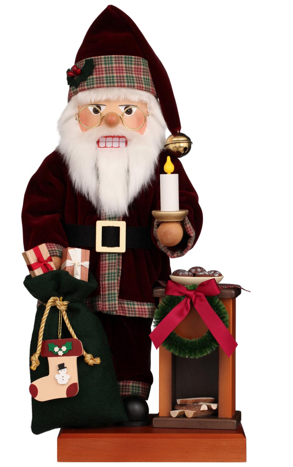 Christian Ulbricht Premium Nutcracker - Santa With Fireplace                                                                                                                                            