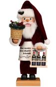 Christian Ulbricht Premium Nutcracker - Vintage Wine Santa                                                                                                                                              