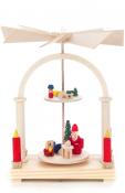 Dregeno Mini Pyramid - Santa with Toys - 2-tiers                                                                                                                                                        