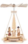 Dregeno Mini Pyramid - Natural Wood Nativity                                                                                                                                                            