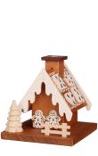 Christian Ulbricht Incense Burner - Gingerbread House (Natural)                                                                                                                                         