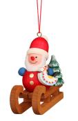 Christian Ulbricht Ornament - Santa Claus on Sled                                                                                                                                                       
