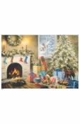 Korsch Advent - Fireplace with Christmas Tree                                                                                                                                                           