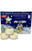 German Tea Lights (Pack of 12) PLASTIC HOLDER                                                                                                                                                           