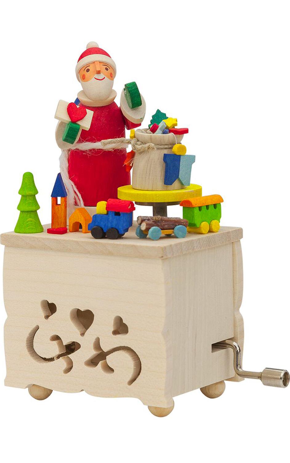 Graupner Music Box - Santa with Toys - Handcrank                                                                                                                                                        