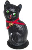 Schaller Paper Mache Candy Container - Black Cat                                                                                                                                                        