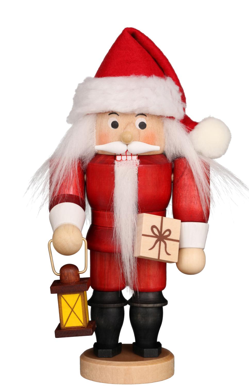 Christian Ulbricht Mini Nutcracker - Dark Red Stain Santa                                                                                                                                               