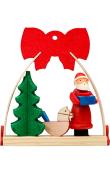 Graupner Ornament - Santa in Arch with bow                                                                                                                                                              