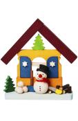 Graupner Ornament - House With Snowman and Snowballs                                                                                                                                                    