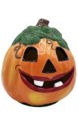 Schaller Paper Mache Candy Container - Jack-O-Lantern With Teeth                                                                                                                                        