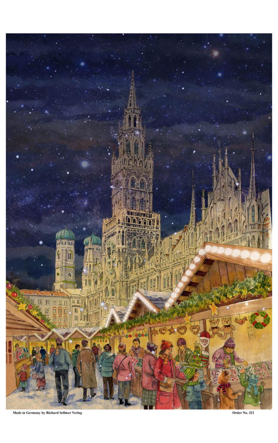 Sellmer Advent - Munich Extra Large (No Envelope)                                                                                                                                                       