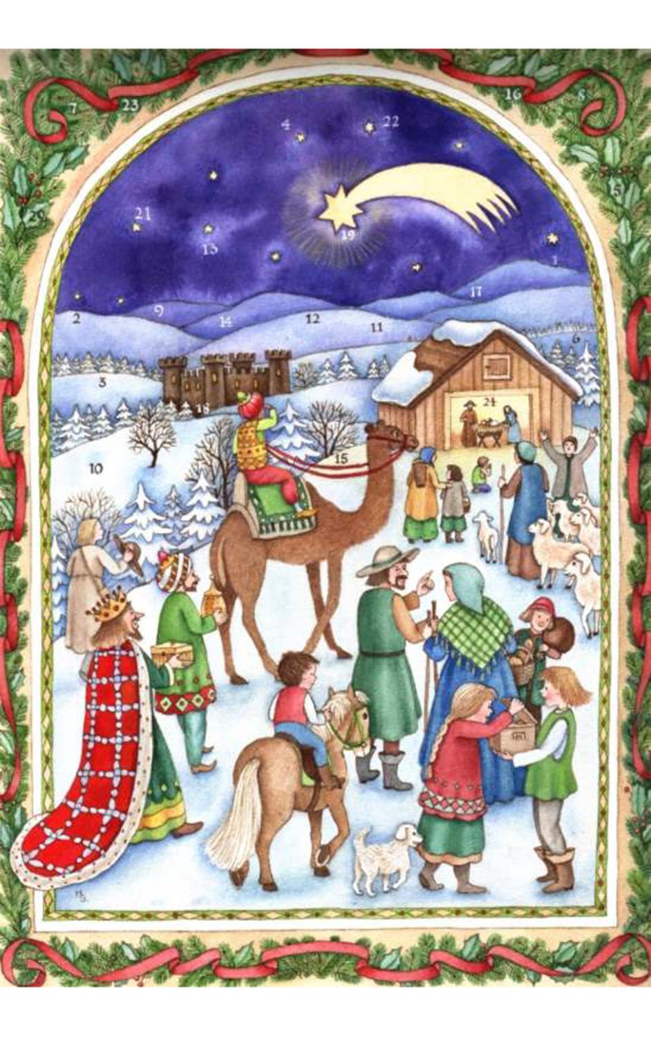 Sellmer Advent - Card Nativity                                                                                                                                                                          