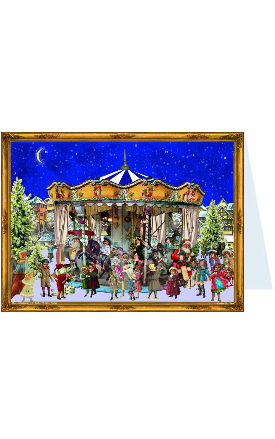 Sellmer Advent - Carousel Scene                                                                                                                                                                         