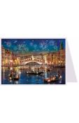 Sellmer Advent Calendar Postcard - Venice Fireworks                                                                                                                                                     
