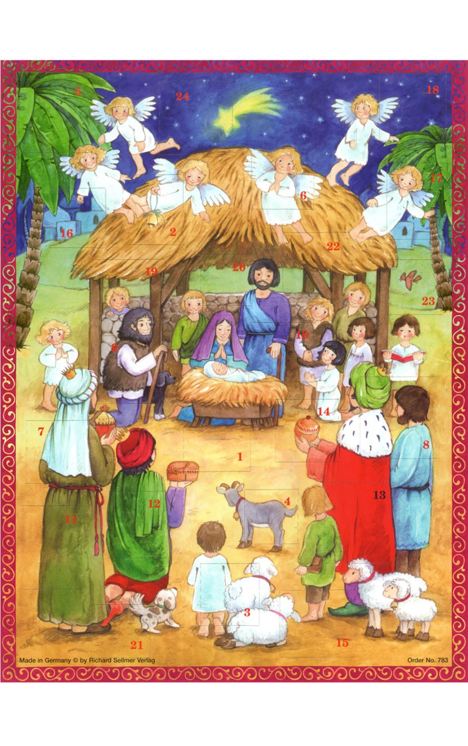 Sellmer Advent - Large Nativity with Children                                                                                                                                                           