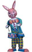 Collectible Tin Toy - Bunny with Drums                                                                                                                                                                  