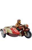 Collectible Tin Toy - Motorcycle with Sidecard                                                                                                                                                          