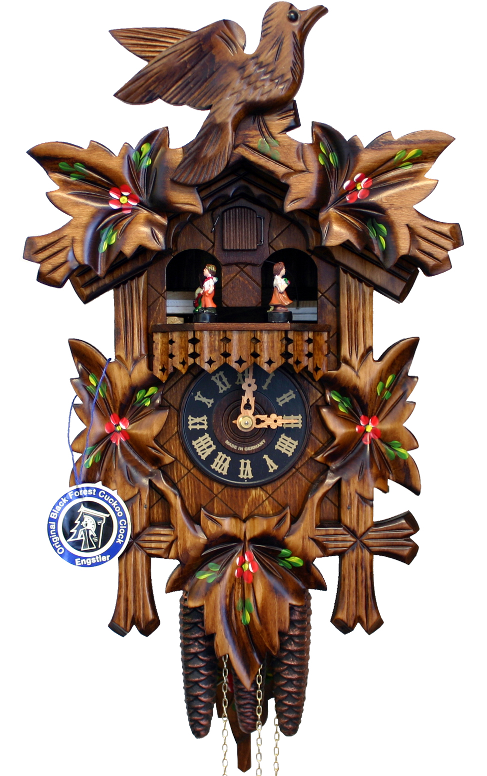 Engstler Weight driven Cuckoo Clock Full Size